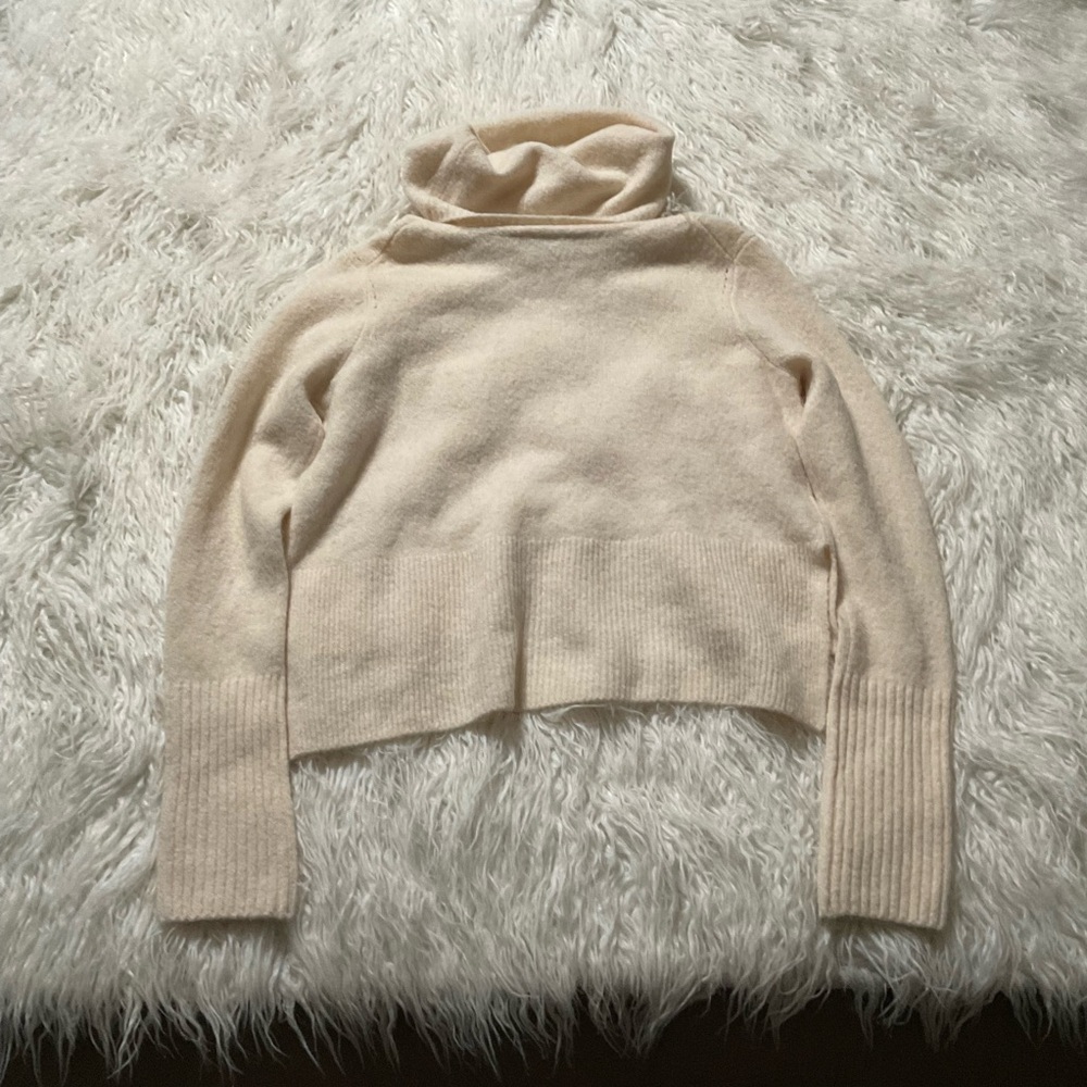 ALLSAINTS Jessie Turtleneck Sweater in Alabaster‎ White - Picture 5 of 5